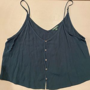 Target Wild Fable Flow Tank Forest Green Size M